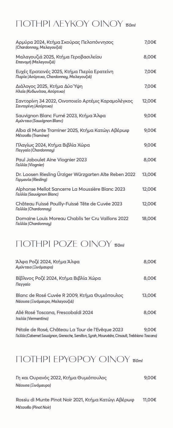 Κατάλογος Ποτών - 2