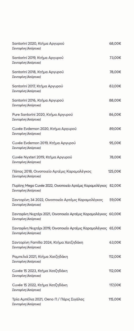 Κατάλογος Ποτών - 4